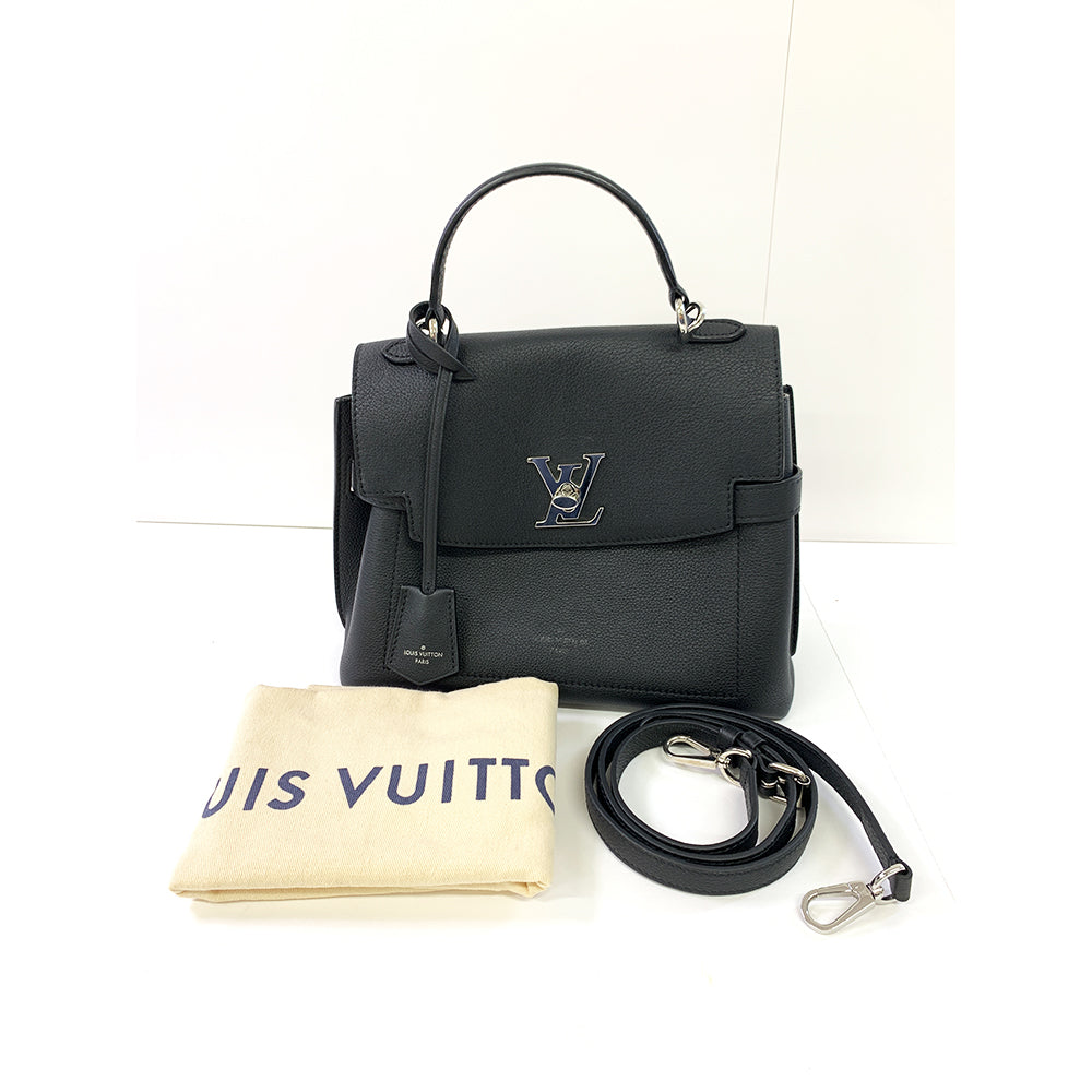 LOUIS VUITTON Rock Me Ever BB, Black, Calfskin Leather, Silver Hardware