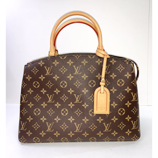 LOUIS VUITTON Grand Palais Bag, Monogram coated leather, Gold Hardware