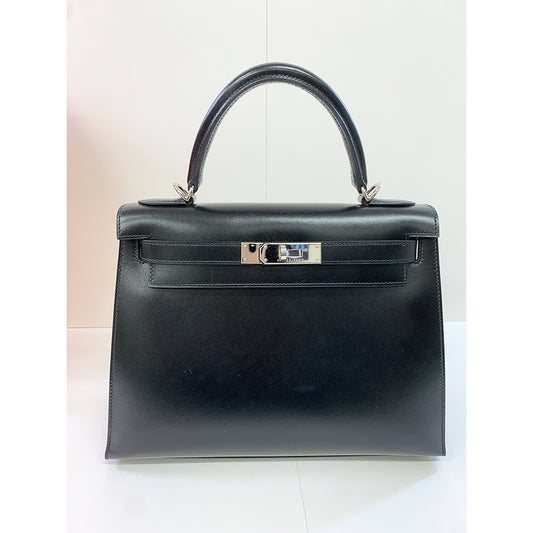 HERMES Handbag Kelly Series Kelly Box Calf 28