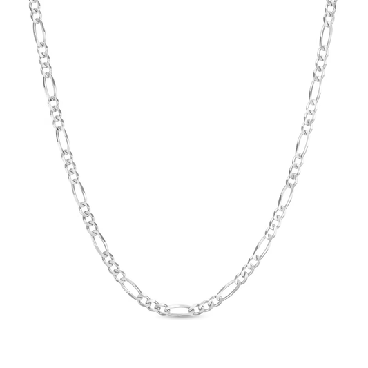 14k Gold 3.1mm Figaro Chain Necklace