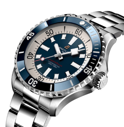 Breitling Blue and White Dial A17378E71C1A1