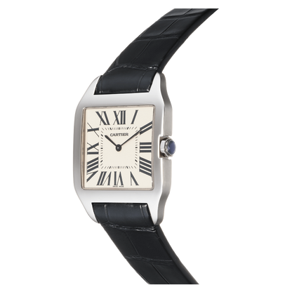 Santos Dumont White Gold Manual -  White Dial W2007051