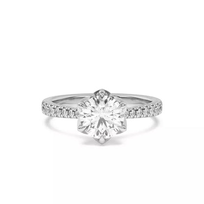 14k Gold Lab Diamond Engagement Ring space