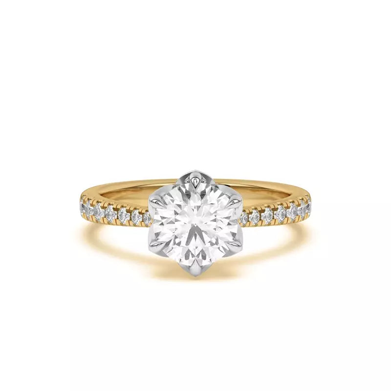 14k Gold Lab Diamond Engagement Ring space