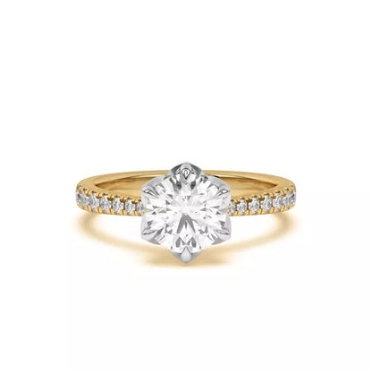 14k Gold Lab Diamond Engagement Ring space