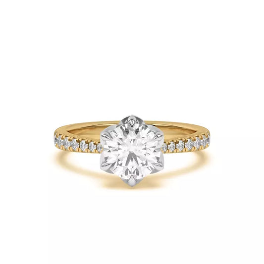 14k Gold Lab Diamond Engagement Ring space