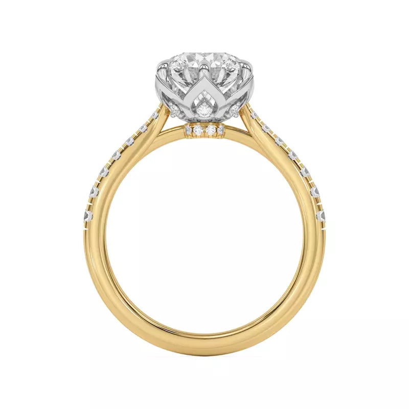 14k Gold Lab Diamond Engagement Ring space