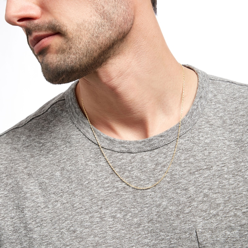 14k Gold 1.2mm Rope Chain Necklace