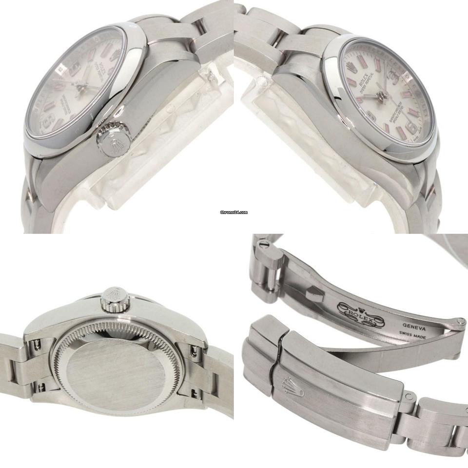 Rolex Oyster Perpetual 26mm White Dial 176200