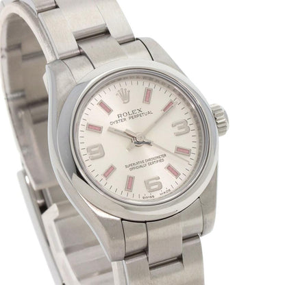 Rolex Oyster Perpetual 26mm White Dial 176200