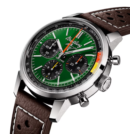 Breitling Green Dial AB01762A1L1X1