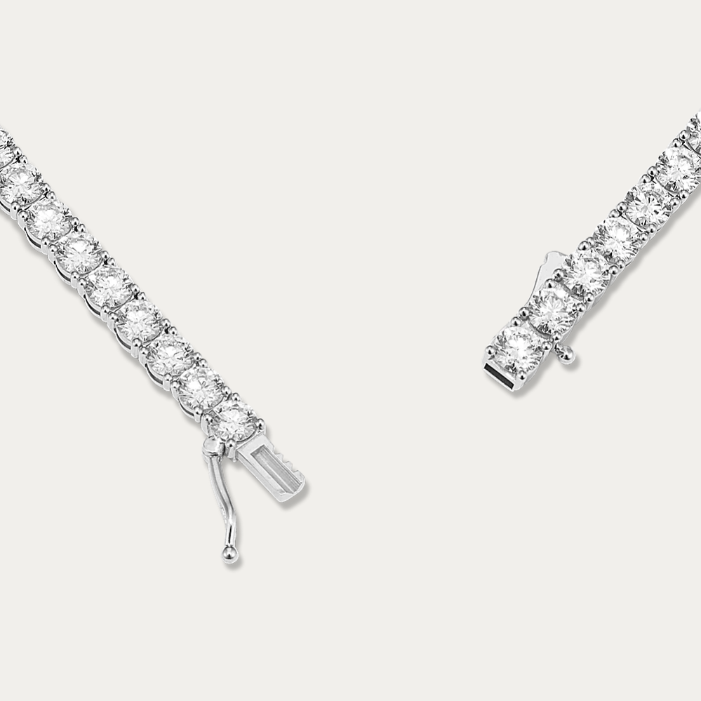 14k Gold 9 ct Lab Diamond Tennis Bracelet