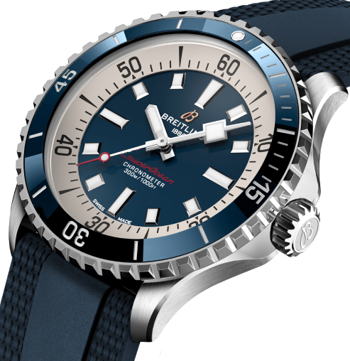 Breitling Blue and White Dial A17375E71C1S1