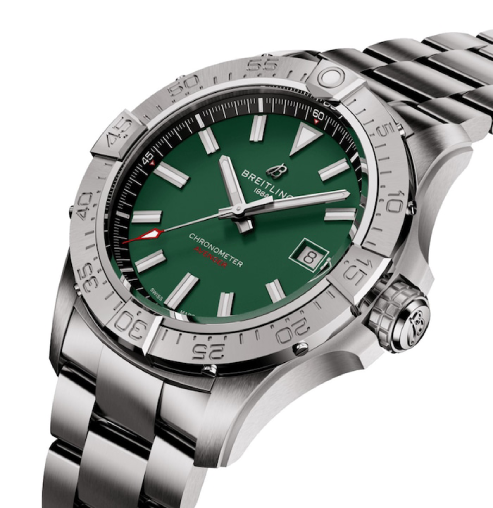 Breitling Green Dial A17328101L1A1