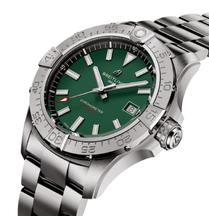 Breitling Green Dial A17328101L1A1