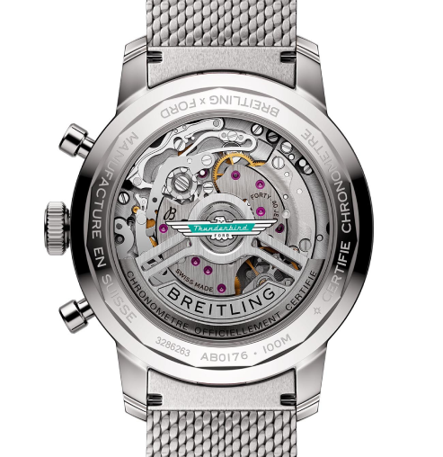Breitling White Dial AB01766A1A1A1