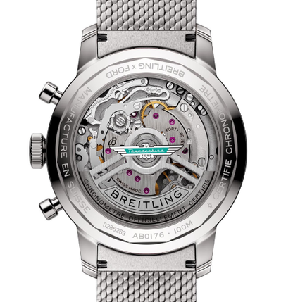 Breitling White Dial AB01766A1A1A1
