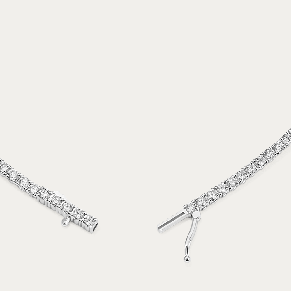 14k Gold 2 3/4 ct Lab Diamond Tennis Bracelet