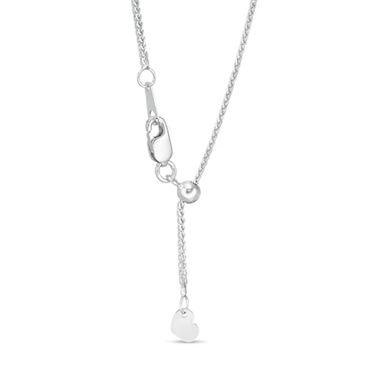 14k Gold 1.1 mm Wheat Chain Necklace