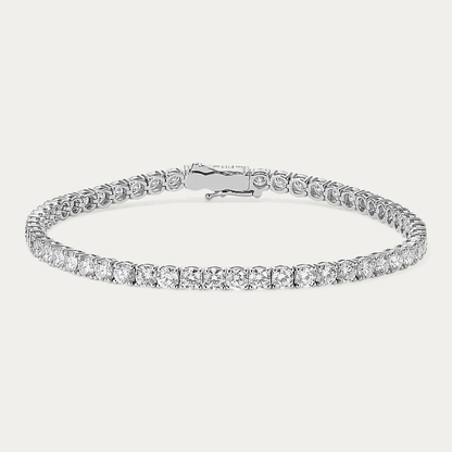 14k Gold 11 ct Lab Diamond Tennis Bracelet