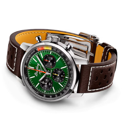Breitling Green Dial AB01762A1L1X1