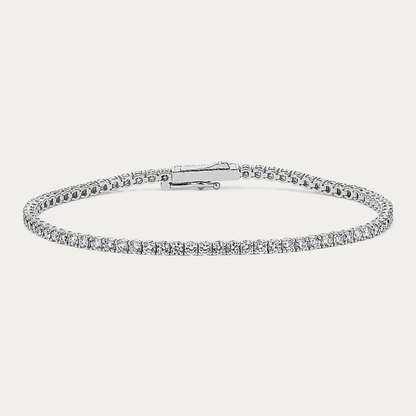 14k Gold 3 ct Lab Diamond Tennis Bracelet