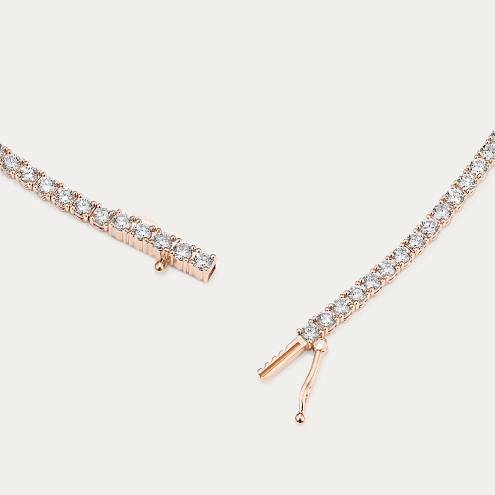 14k Gold 2 3/4 ct Lab Diamond Tennis Bracelet