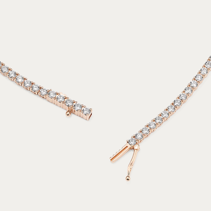 14k Gold 2 3/4 ct Lab Diamond Tennis Bracelet