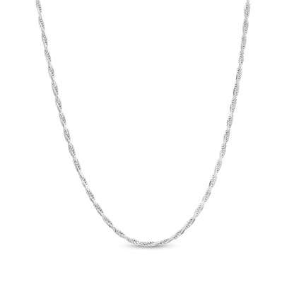 14k Gold 1.2mm Rope Chain Necklace