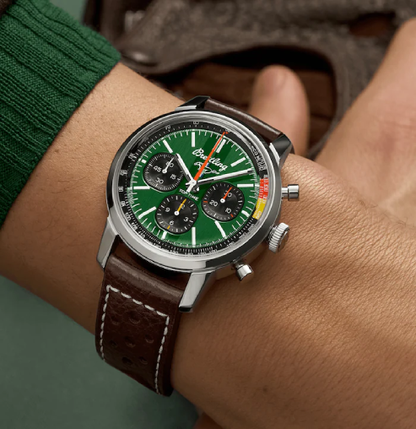 Breitling Green Dial AB01762A1L1X1