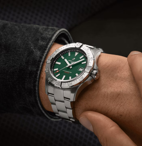 Breitling Green Dial A17328101L1A1
