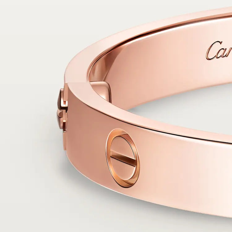 Cartier Love Bracelet 4 Diamond 18k Rose Gold