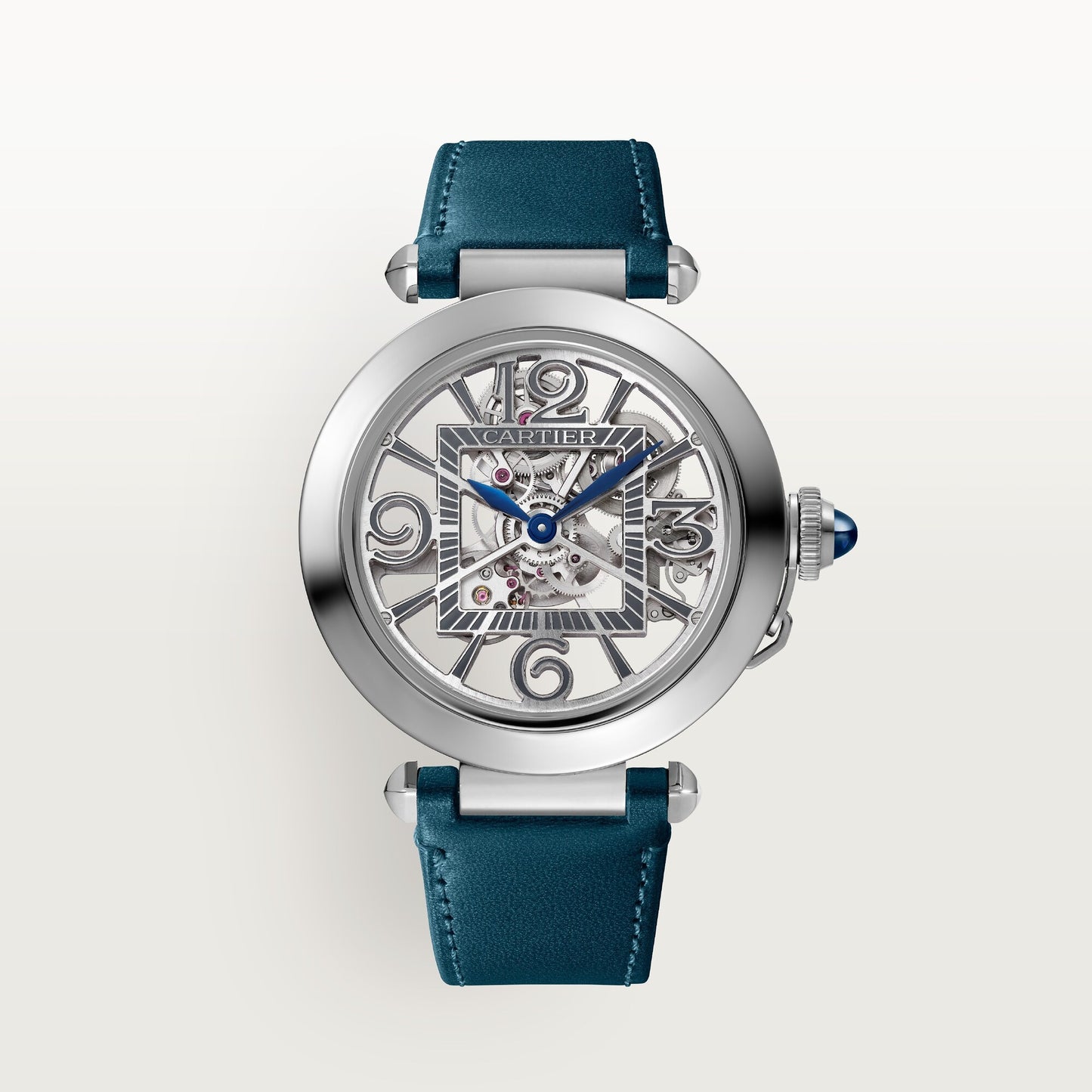 Pasha de Cartier skeleton White Dial - WHPA0009