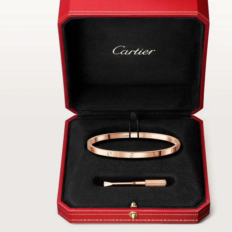 Cartier Love Bracelet Non-paved 18k Rose Gold Small Model,