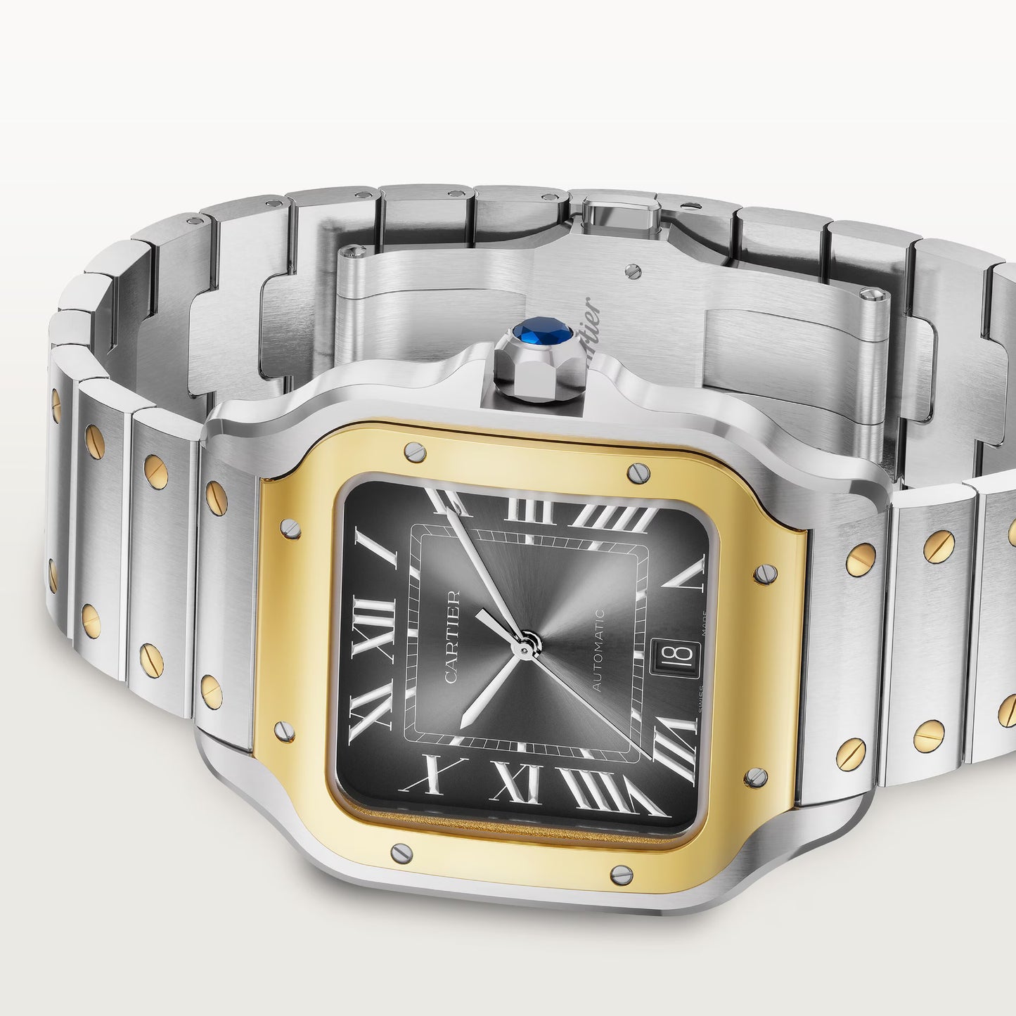 Santos de Cartier - Black Dial W2SA0030
