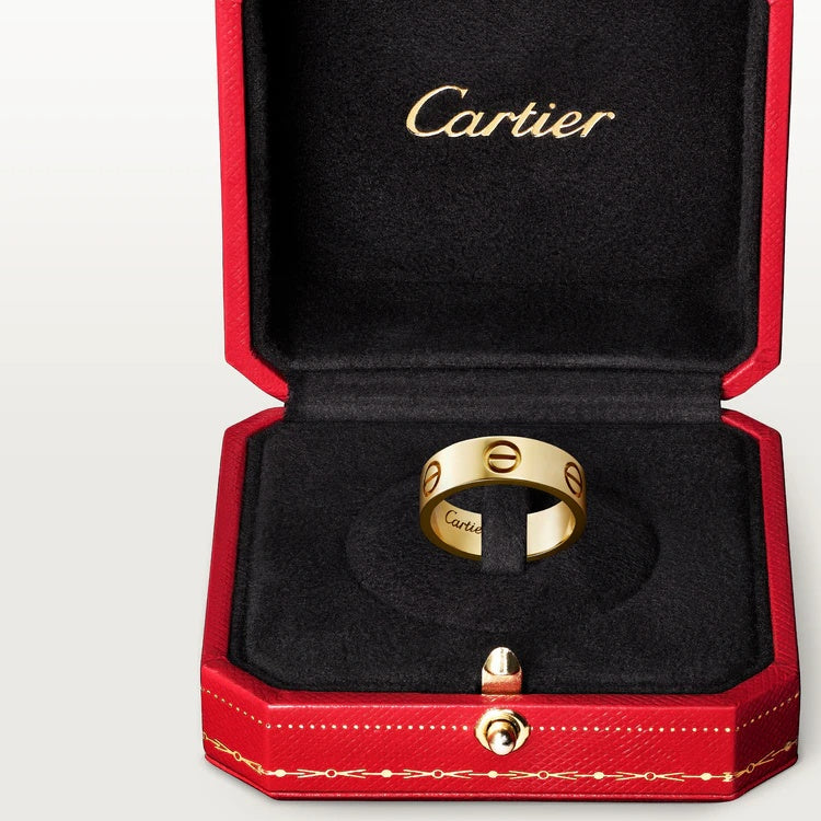 Cartier Love Ring 18k Yellow Gold Classic Model