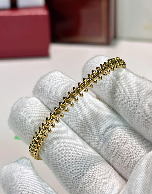 Clash De Cartier Design 18k Yellow Gold Bracelet