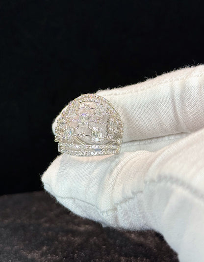 Baguette Diamond 14k White Gold Ring