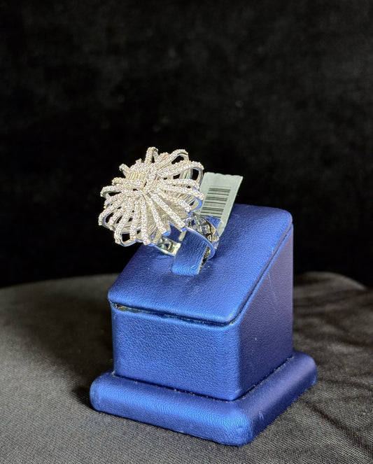 14k White Gold Dahlia Diamond Ring