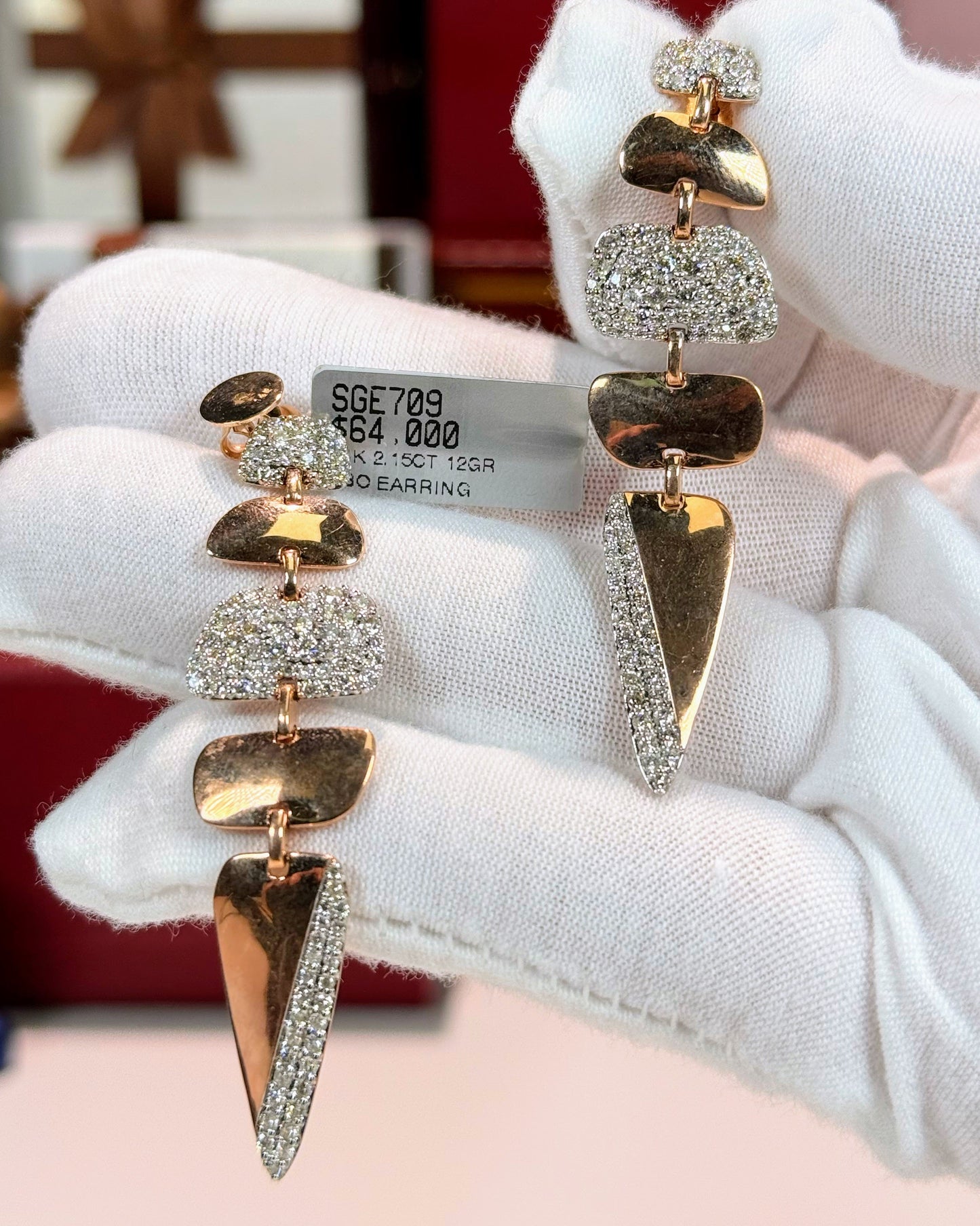 14k Rose Gold Earrings