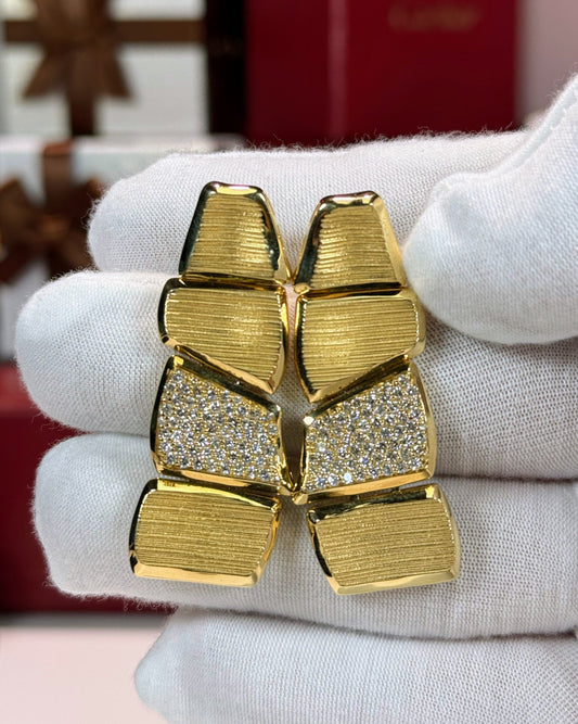 Stacking Stones 14k Yellow Gold Earrings