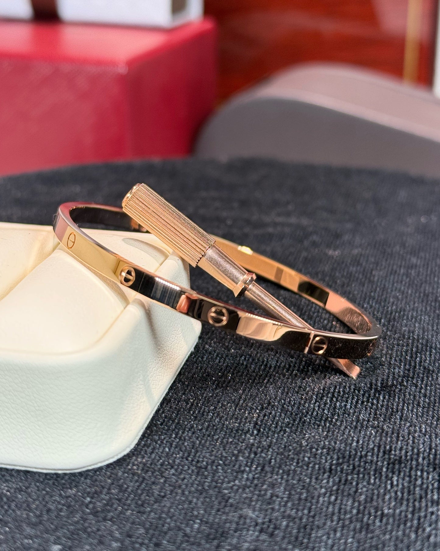 Cartier Love Bracelet Non-paved 18k Rose Gold Small Model,