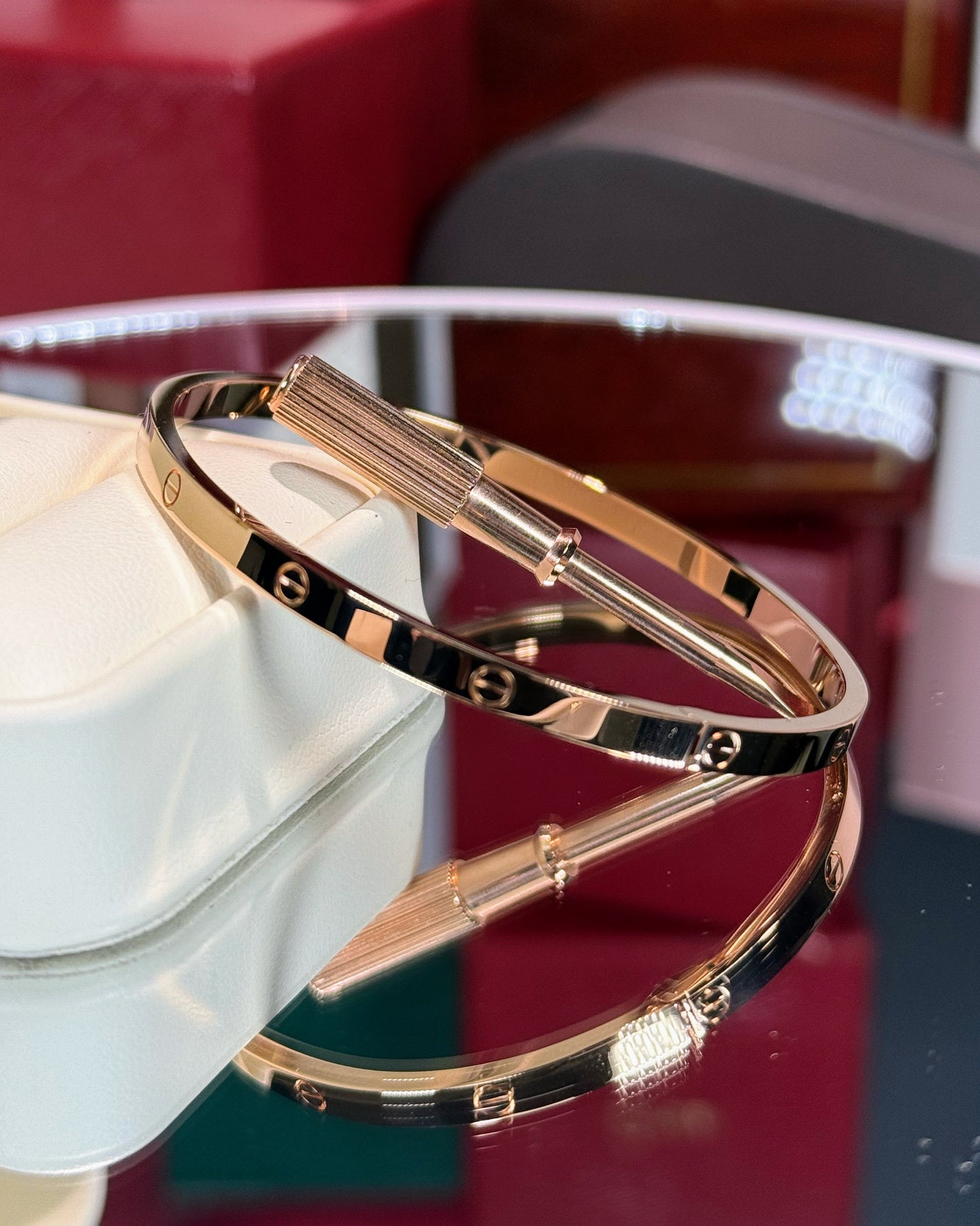 Cartier Love Bracelet Non-paved 18k Rose Gold Small Model,