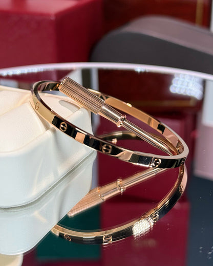Cartier Love Bracelet Non-paved 18k Rose Gold Small Model,