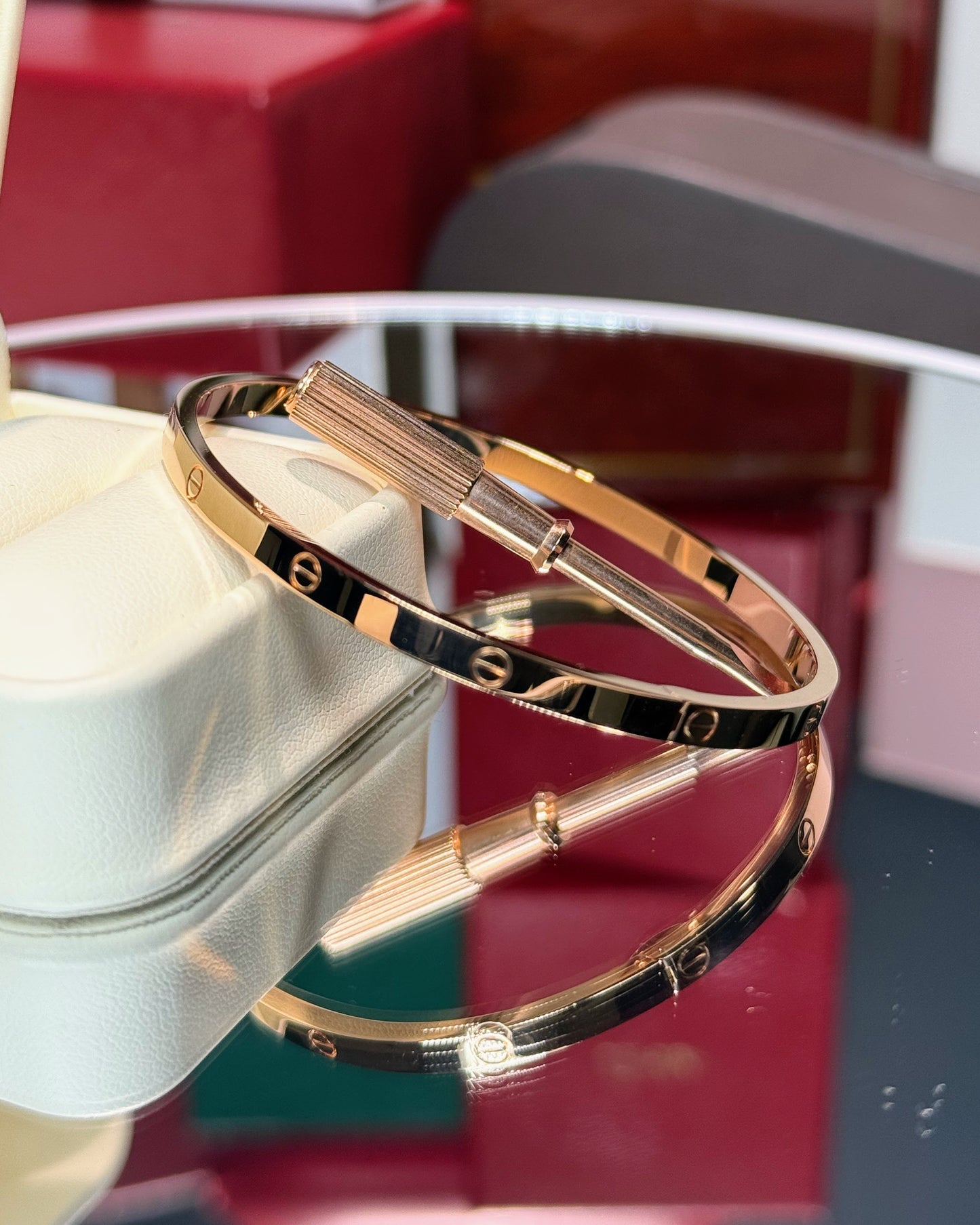 Cartier Love Bracelet Non-paved 18k Rose Gold Small Model,
