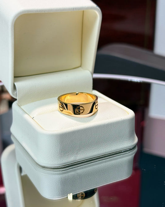 Cartier Love Ring 18k Yellow Gold Classic Model