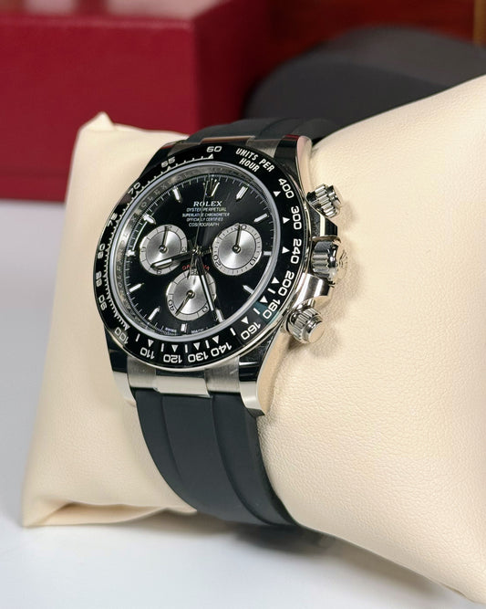 Rolex Cosmograph Daytona White Gold Bright Black Dial 126519LN