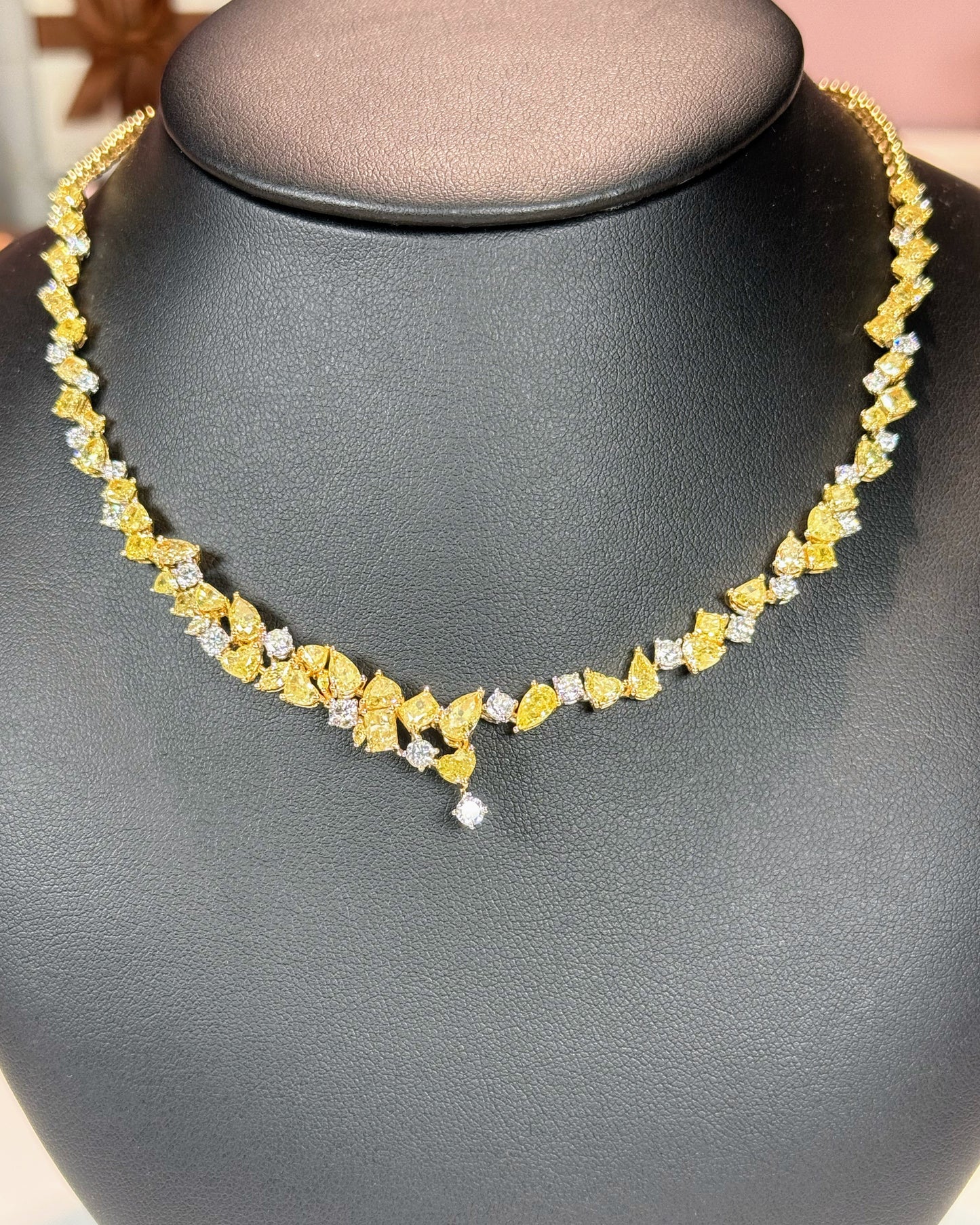 Yellow Diamond 14k Yellow Gold Necklace