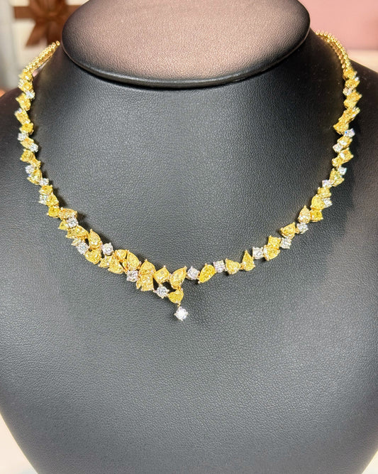 Yellow Diamond 14k Yellow Gold Necklace
