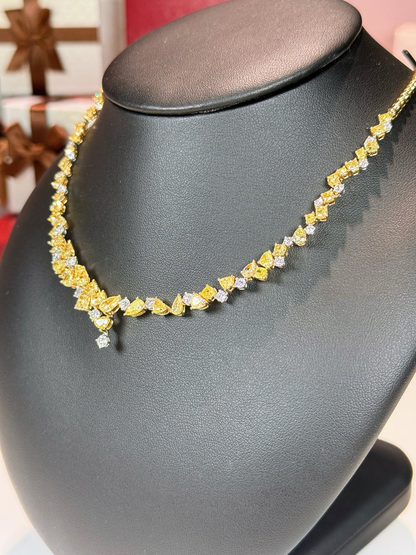 Yellow Diamond 14k Yellow Gold Necklace